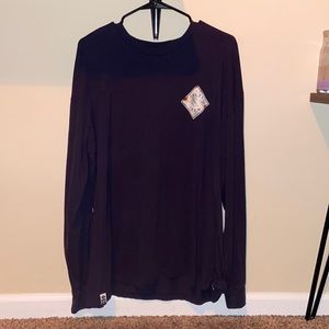 Navy Salty Crew shirt.